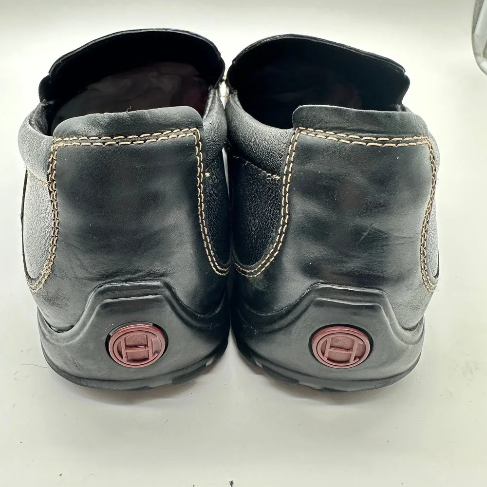Cole Haan Tucker Venetian Black Leather Driver Loafers Mens Slip On Shoes 10.5M - Picture 9 of 11